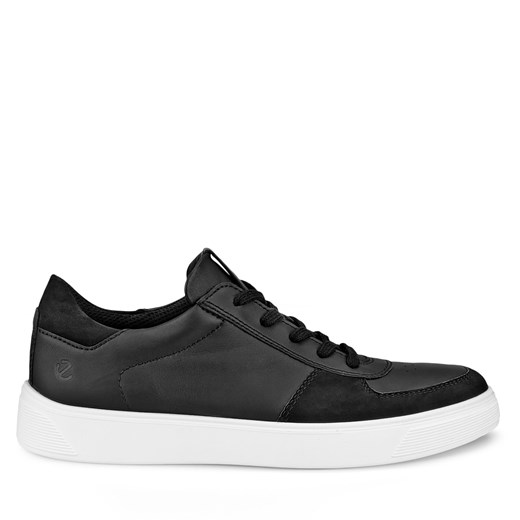 Sneakersy ECCO Street Tray 50480451052 Black/Black ze sklepu eobuwie.pl w kategorii Buty sportowe męskie - zdjęcie 170840373