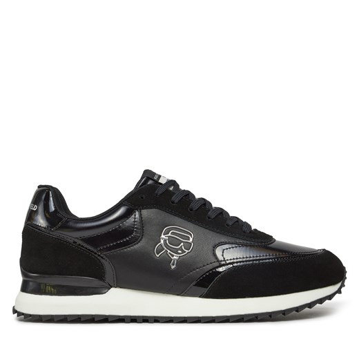 Sneakersy KARL LAGERFELD KL52931N Black Lthr/Textile 400 Karl Lagerfeld 45 eobuwie.pl