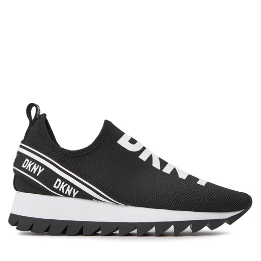 Sneakersy DKNY Abbi Slip On K1457946 Czarny ze sklepu eobuwie.pl w kategorii Buty sportowe damskie - zdjęcie 170840573