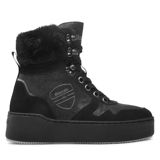 Sneakersy Blauer F3MADELINE09/SHM Czarny ze sklepu eobuwie.pl w kategorii Botki - zdjęcie 170840593