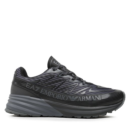 Sneakersy EA7 Emporio Armani X8X129 XK307 S336 Triple Black ze sklepu eobuwie.pl w kategorii Buty sportowe męskie - zdjęcie 170840863