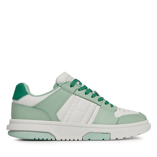 Sneakersy Tommy Jeans Tjw Skate Sneaker Ltr EN0EN02423 Jadestone Green / Ecru MAJ ze sklepu eobuwie.pl w kategorii Buty sportowe damskie - zdjęcie 170840983