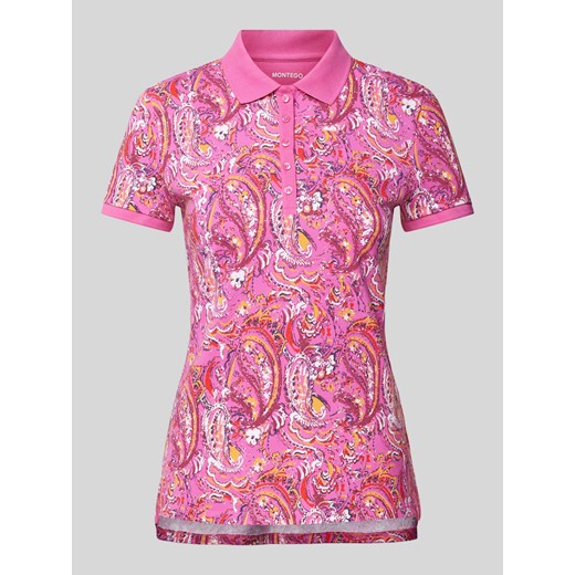 Koszulka polo ze wzorem paisley ze sklepu Peek&Cloppenburg  w kategorii Bluzki damskie - zdjęcie 170842083
