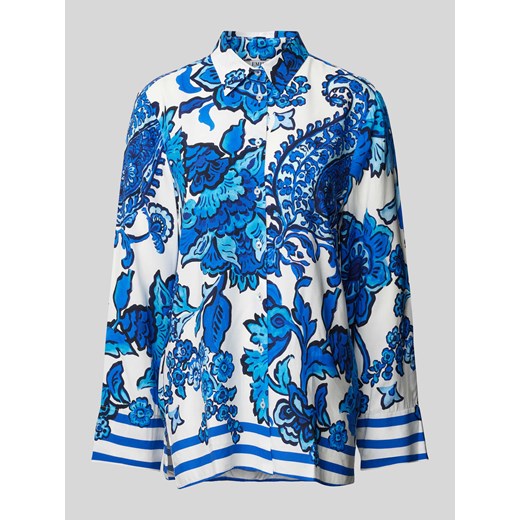 Bluzka z kwiatowym nadrukiem ze sklepu Peek&Cloppenburg  w kategorii Koszule damskie - zdjęcie 170842102
