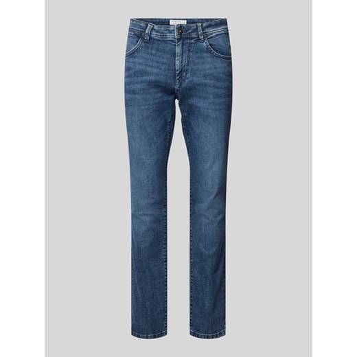 Jeansy o kroju regular slim z detalem z logo model ‘Josh’ ze sklepu Peek&Cloppenburg  w kategorii Jeansy męskie - zdjęcie 170842161