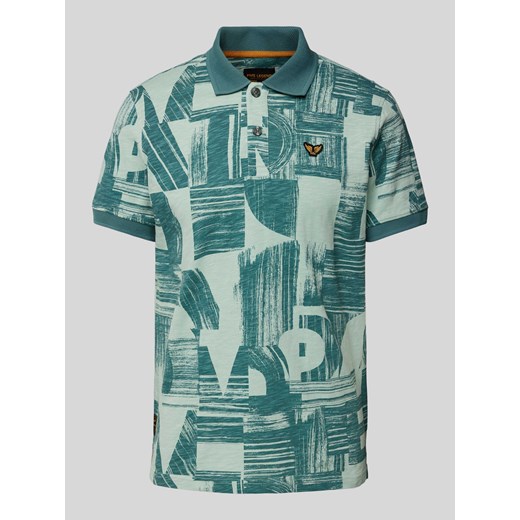 Koszulka polo we wzory na całej powierzchni ze sklepu Peek&Cloppenburg  w kategorii T-shirty męskie - zdjęcie 170842194
