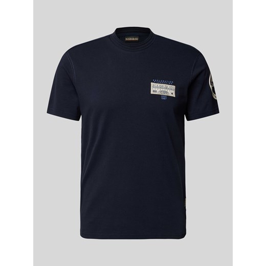 T-shirt z naszywką z logo model ‘AMUNDSEN’ ze sklepu Peek&Cloppenburg  w kategorii T-shirty męskie - zdjęcie 170842271