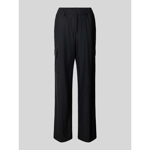 Spodnie z elastycznym pasem model ‘FAJA’ ze sklepu Peek&Cloppenburg  w kategorii Spodnie damskie - zdjęcie 170842571