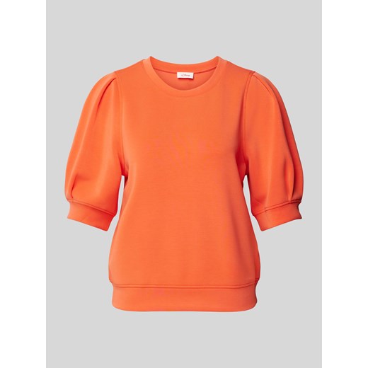 Bluza z bufiastymi rękawami model ‘Peach’ ze sklepu Peek&Cloppenburg  w kategorii Bluzki damskie - zdjęcie 170842611