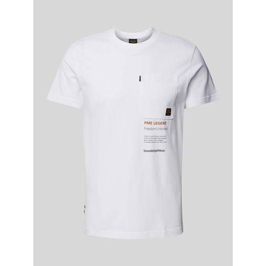 T-shirt z nadrukiem z logo ze sklepu Peek&Cloppenburg  w kategorii T-shirty męskie - zdjęcie 170842612