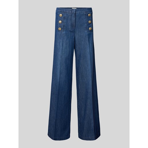 Spodnie z imitacji denimu model ‘BRIDGET’ ze sklepu Peek&Cloppenburg  w kategorii Spodnie damskie - zdjęcie 170842631