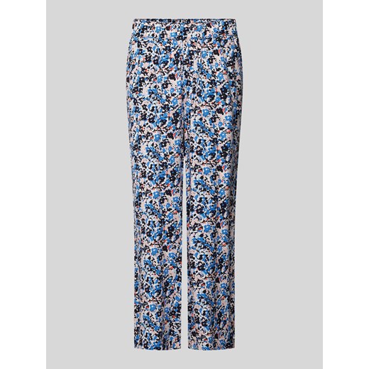 Spodnie materiałowe o luźnym kroju z elastycznym pasem ze sklepu Peek&Cloppenburg  w kategorii Spodnie damskie - zdjęcie 170842660