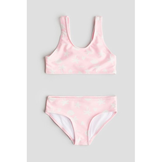 H & M - Wzorzysty kostium bikini - Różowy ze sklepu H&M w kategorii Stroje kąpielowe - zdjęcie 170842723
