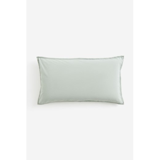 H & M - Bawełniana poszewka na poduszkę - Zielony ze sklepu H&M w kategorii Poszewki na poduszki - zdjęcie 170842764