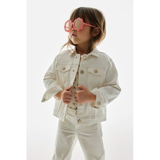 H & M - Kurtka dżinsowa - Biały ze sklepu H&M w kategorii Kombinezony i kurtki - zdjęcie 170842921