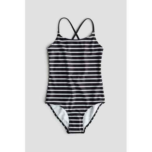 H & M - Wzorzysty kostium kąpielowy - Czarny ze sklepu H&M w kategorii Stroje kąpielowe - zdjęcie 170842932