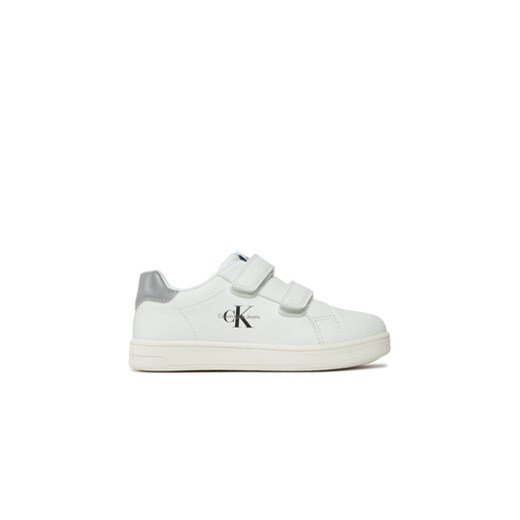 Calvin Klein Jeans Sneakersy V1X9-80853-1355X S Biały ze sklepu MODIVO w kategorii Trampki dziecięce - zdjęcie 170846221
