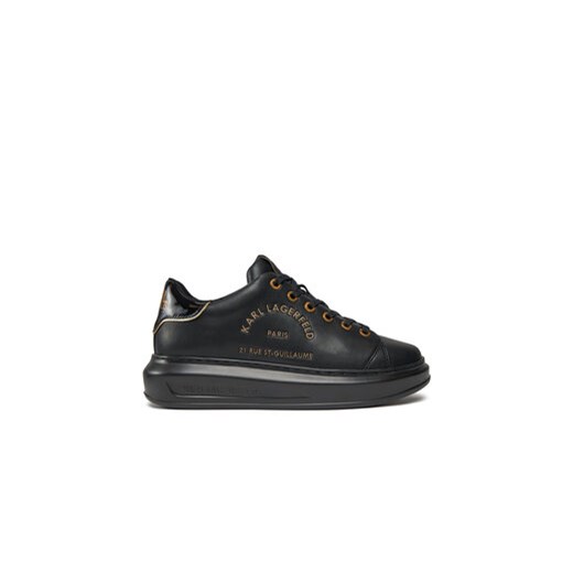 KARL LAGERFELD Sneakersy KL62539F Czarny ze sklepu MODIVO w kategorii Trampki damskie - zdjęcie 170846293