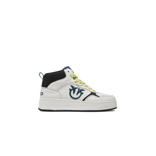 Pinko Sneakersy Detroit AI 23-24 BLKS1 101690 A13V Biały ze sklepu MODIVO w kategorii Trampki damskie - zdjęcie 170846352