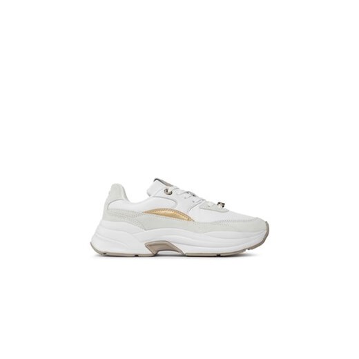 Tommy Hilfiger Sneakersy Chunky Feminine Runner Hardware FW0FW07703 Biały ze sklepu MODIVO w kategorii Buty sportowe damskie - zdjęcie 170846730