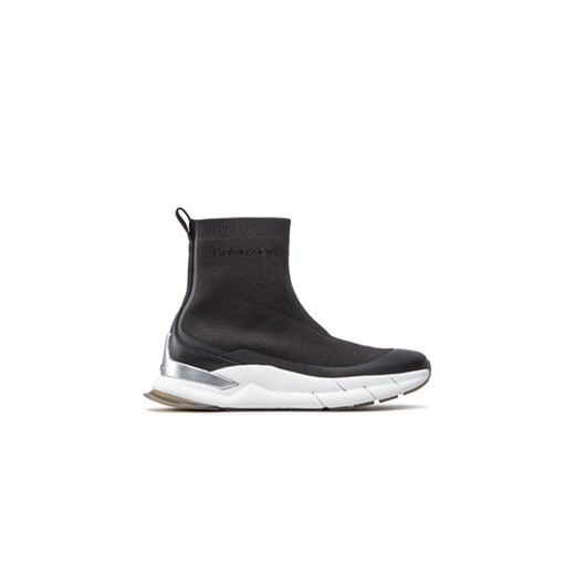 Calvin Klein Sneakersy Sock Boot - Knit HW0HW01177 Czarny ze sklepu MODIVO w kategorii Buty sportowe damskie - zdjęcie 170847164