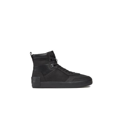 Calvin Klein Jeans Sneakersy Vulcanized Laceup Mid Lth YM0YM00851 Czarny ze sklepu MODIVO w kategorii Trampki męskie - zdjęcie 170847261
