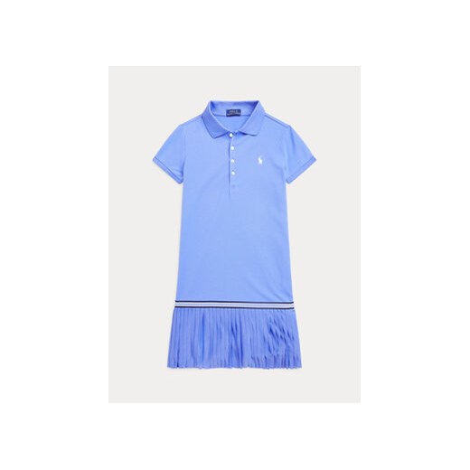 Polo Ralph Lauren Sukienka letnia 313862334005 Niebieski Regular Fit ze sklepu MODIVO w kategorii Sukienki dziewczęce - zdjęcie 170847263