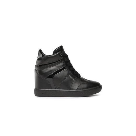 Guess Sneakersy Morens FL7MRN LEA12 Czarny ze sklepu MODIVO w kategorii Buty sportowe damskie - zdjęcie 170847650