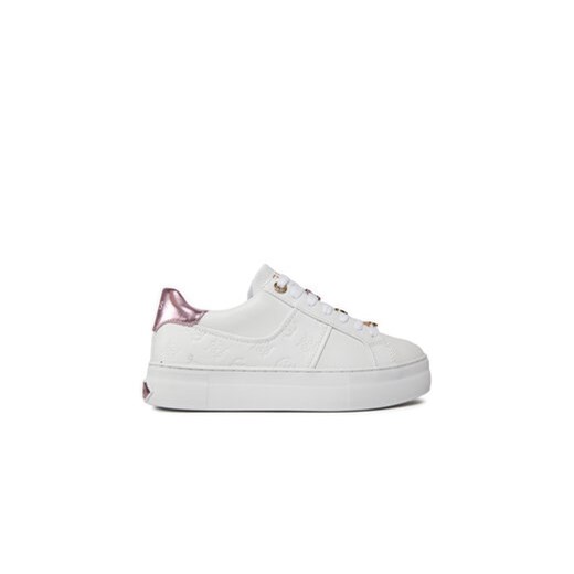 Guess Sneakersy Giella FLJGIE FAL12 Biały ze sklepu MODIVO w kategorii Buty sportowe damskie - zdjęcie 170847770