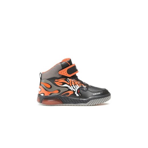 Geox Sneakersy J Inek Boy J369CC 0BUCE C0038 M Czarny ze sklepu MODIVO w kategorii Buty zimowe dziecięce - zdjęcie 170847873