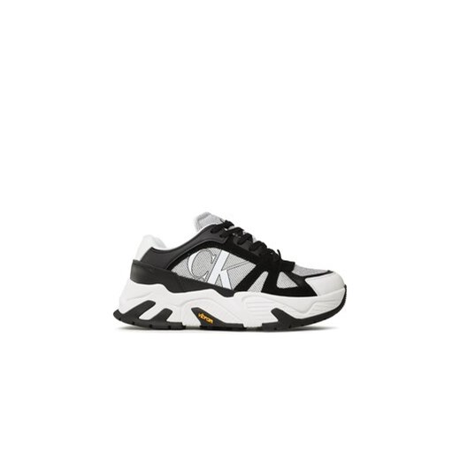Calvin Klein Jeans Sneakersy Chunky Runner Vibram Lth Mix YM0YM00719 Biały ze sklepu MODIVO w kategorii Buty sportowe męskie - zdjęcie 170847943