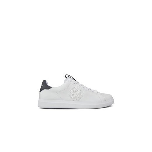 Tory Burch Sneakersy Double T Howell Court 149728 Biały ze sklepu MODIVO w kategorii Buty sportowe damskie - zdjęcie 170848081