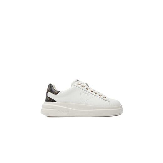 Guess Sneakersy FLJELB FAL12 Biały ze sklepu MODIVO w kategorii Buty sportowe damskie - zdjęcie 170848591