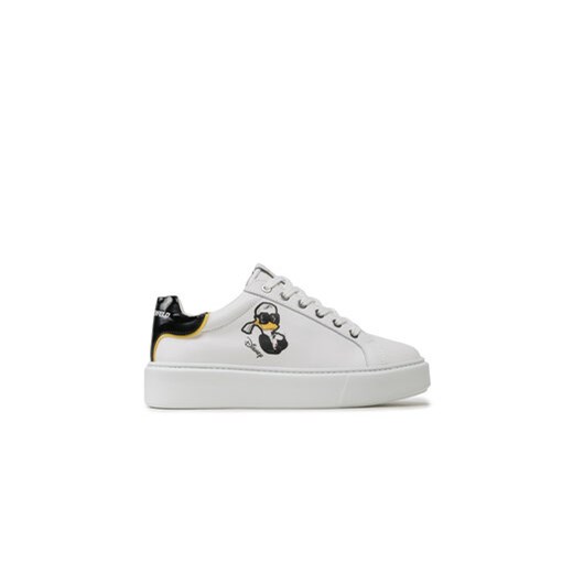 KARL LAGERFELD Sneakersy KL96223D Biały ze sklepu MODIVO w kategorii Trampki damskie - zdjęcie 170848622
