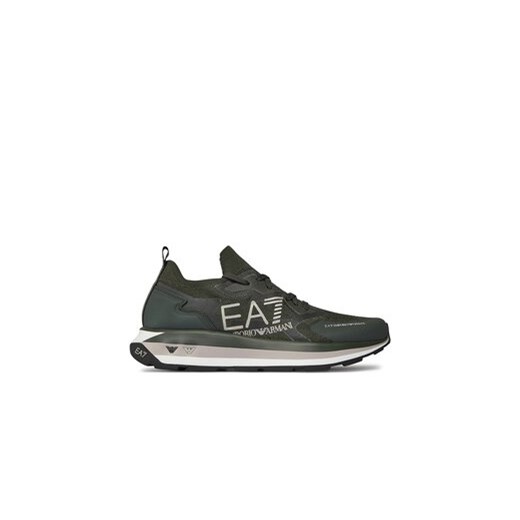 EA7 Emporio Armani Sneakersy X8X113 XK269 S865 Khaki ze sklepu MODIVO w kategorii Buty sportowe męskie - zdjęcie 170849224