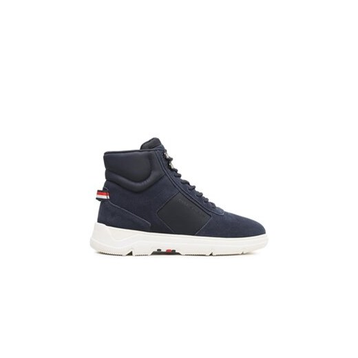 Tommy Hilfiger Sneakersy Core Mix Suede Hybrid Boot FM0FM04596 Granatowy ze sklepu MODIVO w kategorii Buty zimowe męskie - zdjęcie 170849410