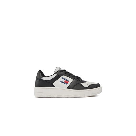 Tommy Jeans Sneakersy Tjm Retro Basket Ess EM0EM01395 Biały ze sklepu MODIVO w kategorii Buty sportowe męskie - zdjęcie 170849464