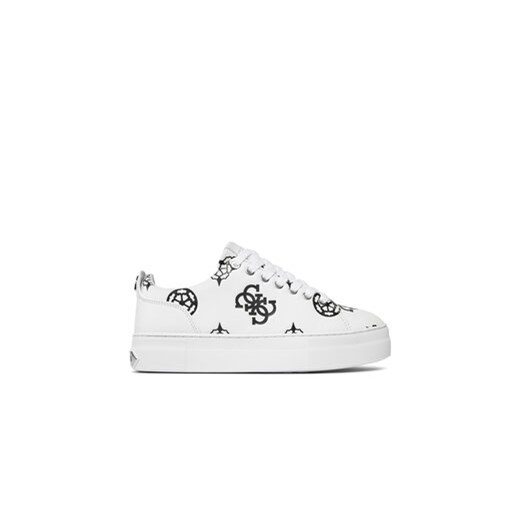 Guess Sneakersy Gianele4 FLPGN4 ELE12 Biały ze sklepu MODIVO w kategorii Buty sportowe dziecięce - zdjęcie 170849501