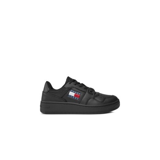 Tommy Jeans Sneakersy Tjw Retro Basket Ess EN0EN02505 Czarny ze sklepu MODIVO w kategorii Buty sportowe damskie - zdjęcie 170849604