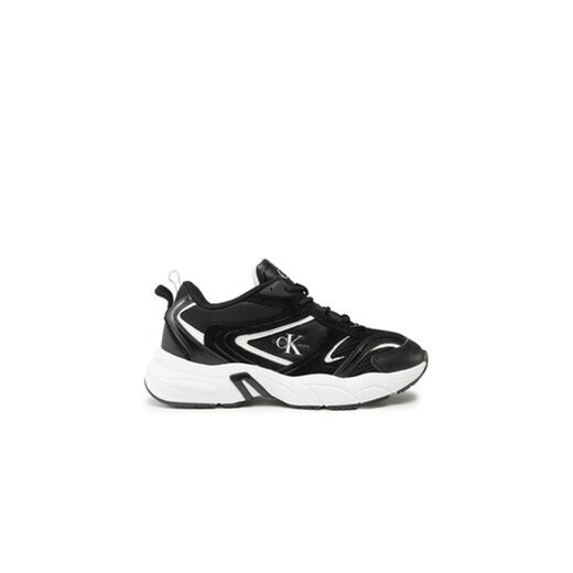 Calvin Klein Jeans Sneakersy Retro Tennis Su-Mesh wN YW0YW00891 Czarny ze sklepu MODIVO w kategorii Buty sportowe damskie - zdjęcie 170849711