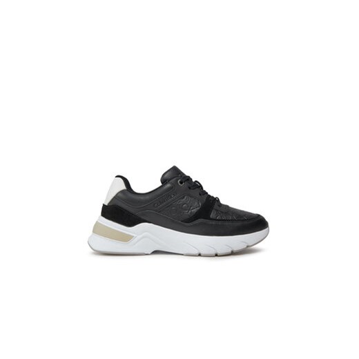 Calvin Klein Sneakersy Elevated Runner - Mono Mix HW0HW01869 Czarny ze sklepu MODIVO w kategorii Buty sportowe damskie - zdjęcie 170849760