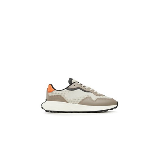 Tommy Jeans Sneakersy Tjm Runner Mix Material EM0EM01259 Beżowy ze sklepu MODIVO w kategorii Buty sportowe męskie - zdjęcie 170849762