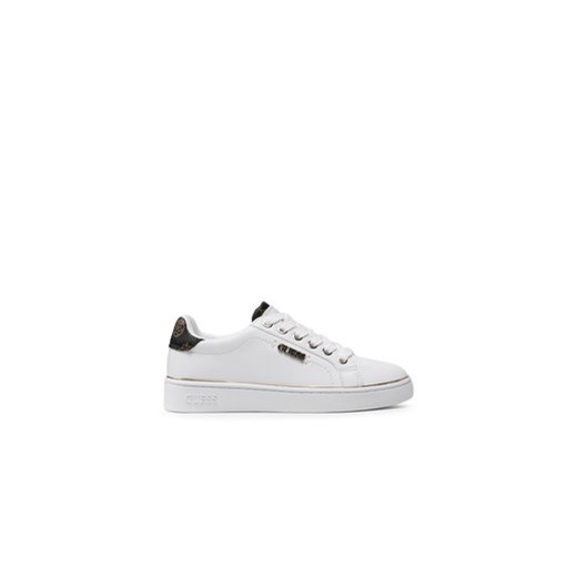 Guess Sneakersy Beckie FL7BKI ELE12 Biały ze sklepu MODIVO w kategorii Trampki damskie - zdjęcie 170849923
