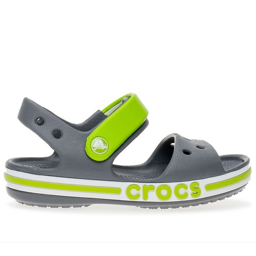 Sandały Crocs Bayaband Sandal 205400-025 - szare ze sklepu streetstyle24.pl w kategorii Sandały dziecięce - zdjęcie 170850671