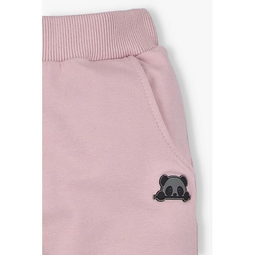 Spodnie dziewczęce różowe Pandamello 