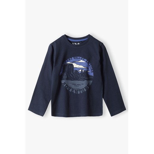 Granatowa bluzka dla chłopca Monument Valley - Arizona ze sklepu 5.10.15 w kategorii T-shirty chłopięce - zdjęcie 170850891