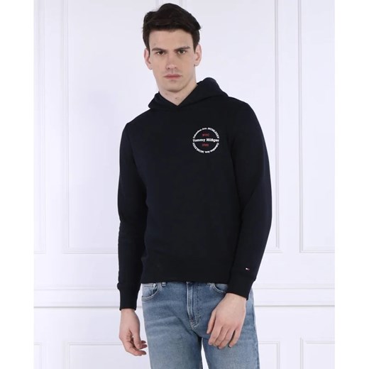 Tommy Hilfiger Bluza ROUNDEL HOODY | Regular Fit Tommy Hilfiger S wyprzedaż Gomez Fashion Store