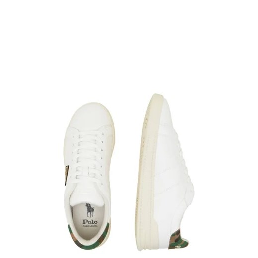 Buty sportowe męskie Polo Ralph Lauren z tkaniny białe 