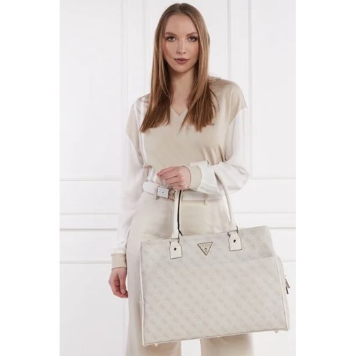 Shopper bag Guess ze skóry ekologicznej