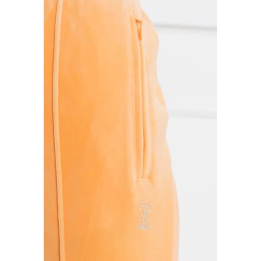 Spodnie damskie pomarańczowe Juicy Couture sportowe